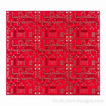 6L FR-4 PCB with Red Soldermask, tg170 and 1oz Finish Copper